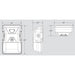 Keystone KT-WPLED20-S1 20W Small Low Profile LED Wall Pack w/ Emergency Battery Backup, 120-277V, 3CCT Selectable