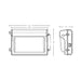 Keystone KT-WPLED80PS-M4 55W/70W/80W Slim LED Wall Pack, 3CCT Selectable, TAA Compliant