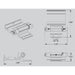 Keystone KT-WWLED-LA-HB-KIT Hinged Bracket Kit