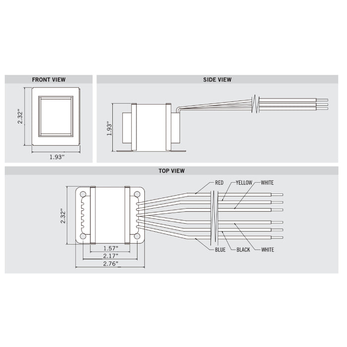 Keystone KTAT 480V Step Down Auto Transformer, 150W, Open Core