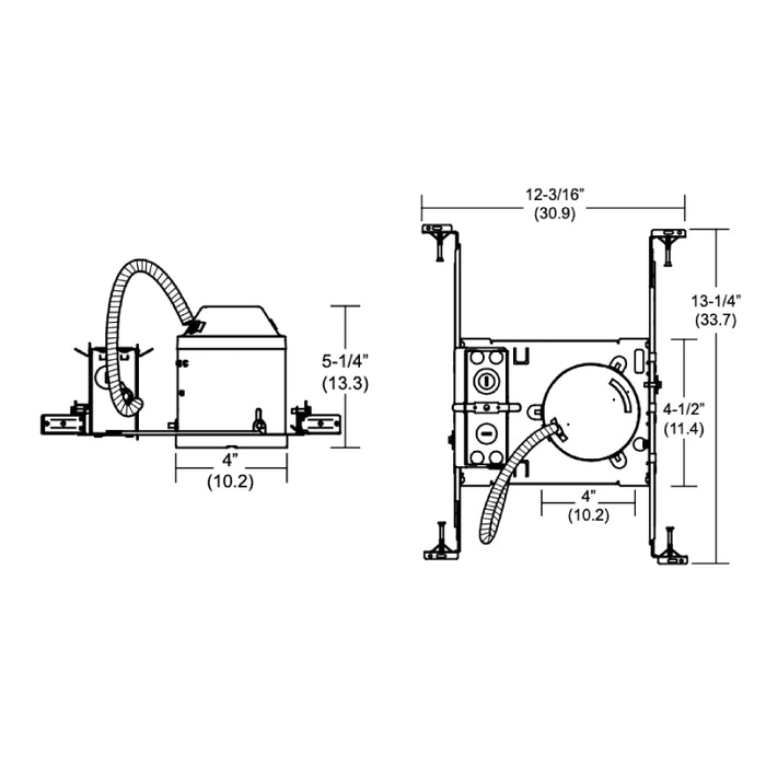 Lithonia L3 4" Incandescent New Construction Housing