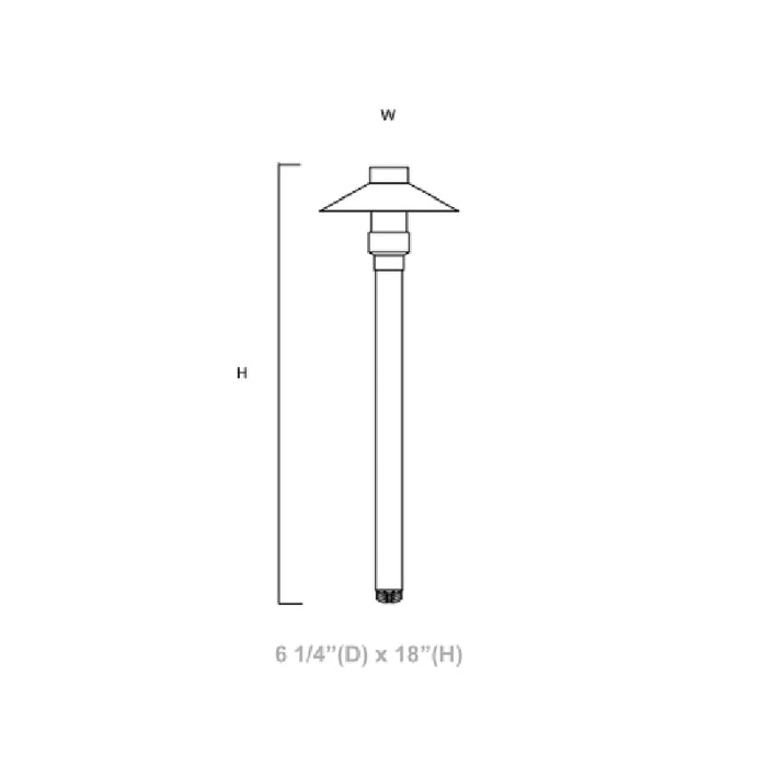Westgate LA-118 18" Tall LED Area Light