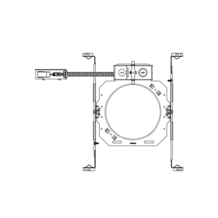 Lithonia LBR6PFWQDS 6" New Construction Frame