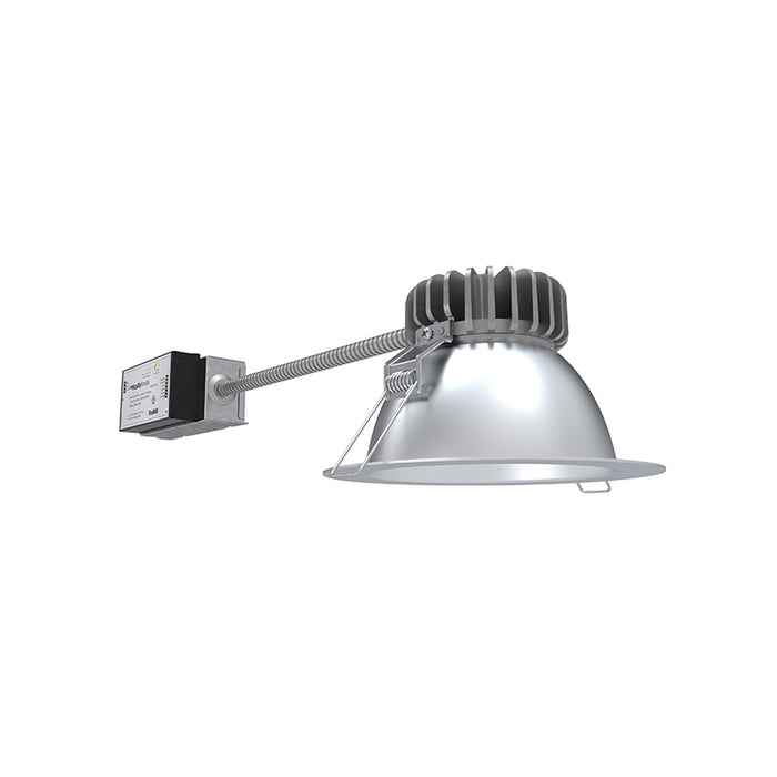 Lithonia LBR6 ALO3 SWW1 6" Round Retrofit Remodel Downlight with Quick Disconnect Plugs, 2000/2500/3000 Lumen & 4CCT Selectable