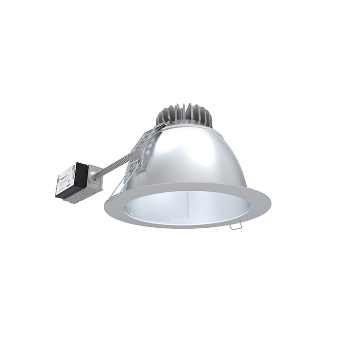 Lithonia LBR8 ALO3 SWW1 8" Round Retrofit Remodel Downlight with Quick Disconnect Plugs, 2000/2500/3000 Lumen & 4CCT Selectable