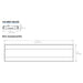 Columbia LCAT14 1x4 LED Architectural Troffer, 3CCT & Lumen Switchable