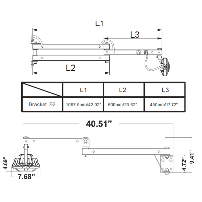 Westgate LDL-R 63W LED Loading Dock Light, 5700K, 120V