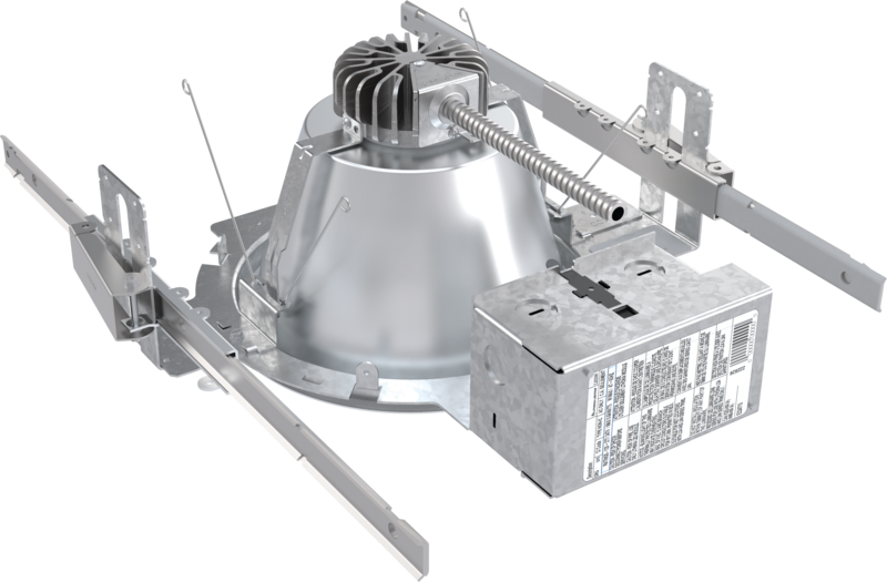 Lithonia LDN8 SWW 8" Round Open New Construction LED Housing, Switchable CCT & Lumen
