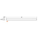 Envision LED-UDL2 4Ft 5CCT C-Line Suspended Linear w/ Uplight  Black 120-277V