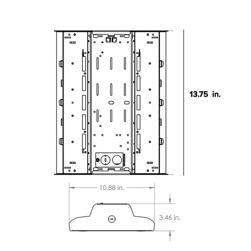 Columbia PELA-840-L30 227W LED Linear High Bay, 4000K, 80 CRI, 30000 Lumens, 120-277V, 0-10V Dimming