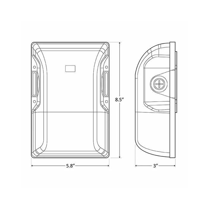 Westgate LESW 20W LED Non-Cutoff Wall Pack w/ Photocell
