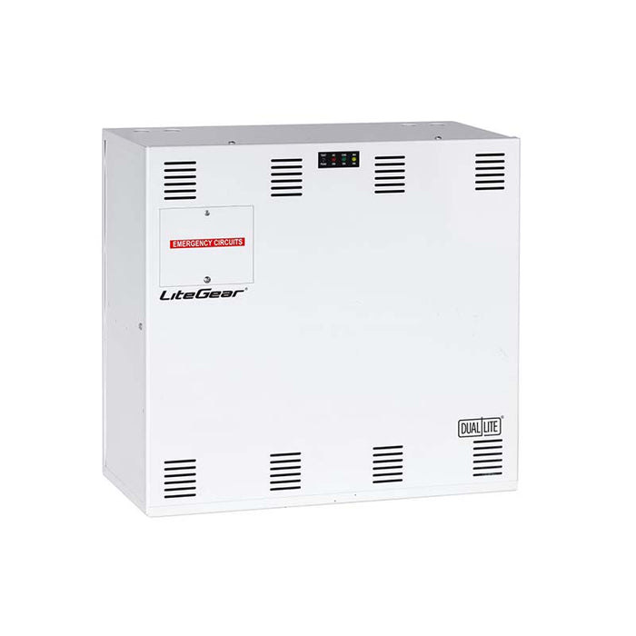 Dual-Lite LiteGear Series Single-Phase Central Lighting Inverter, Surface Wall Mounting - 375VA/W