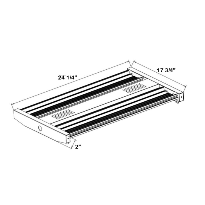 Westgate LLHB4 80W/110W/150W LED Linear High Bay, 480V