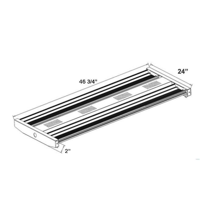 Westgate LLHB4 200W/300W/410W LED Linear High Bay, 480V