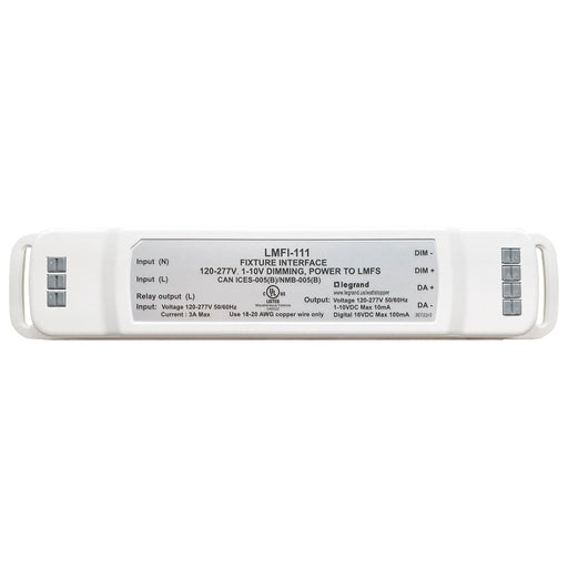 Wattstopper LMFI-111 Fixture Interface, 120-277V, 1-10V Dimming, Power to LMFS-601