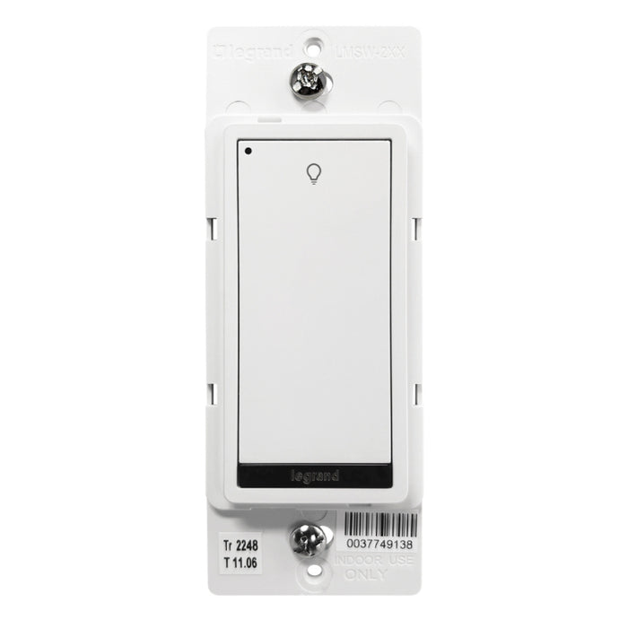 Wattstopper LMSW-210 DLM Wired Standard Wall Switch, 1-Button