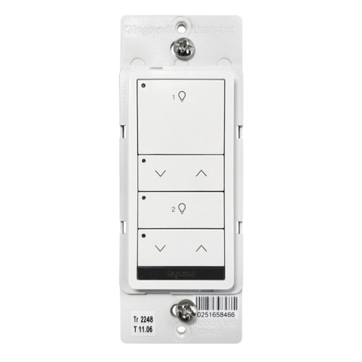 Wattstopper LMSW-222 DLM Wired Standard Wall Switch, 2-Button/2-Rocker