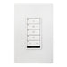 Wattstopper LMSW-241 DLM Wired Standard Wall Switch, 4-Button/1-Rocker