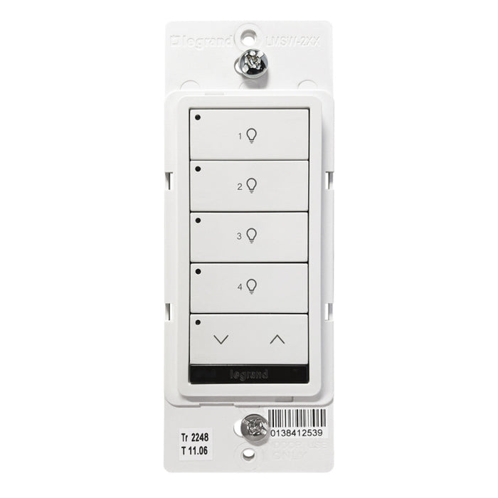 Wattstopper LMSW-241 DLM Wired Standard Wall Switch, 4-Button/1-Rocker