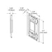 Wattstopper LMSW-622-S DLM Wireless Wall Slim Switch, 2-Button/2-Rocker