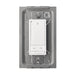 Wattstopper LMSW-611-S DLM Wireless Wall Slim Switch, 1-Button/1-Rocker