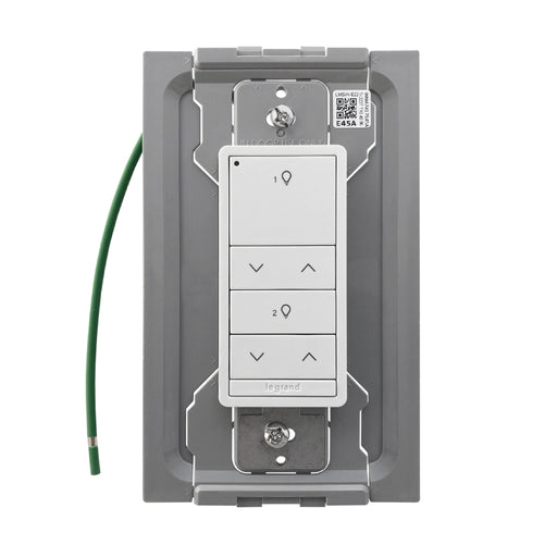Wattstopper LMSW-622-S DLM Wireless Wall Slim Switch, 2-Button/2-Rocker