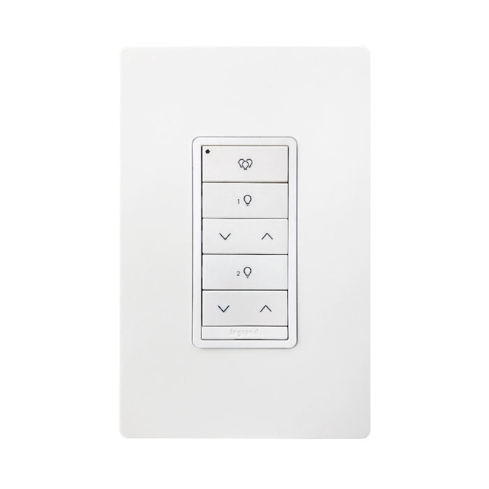 Wattstopper LMSW-632-S DLM Wireless Wall Slim Switch, 3-Button/2-Rocker