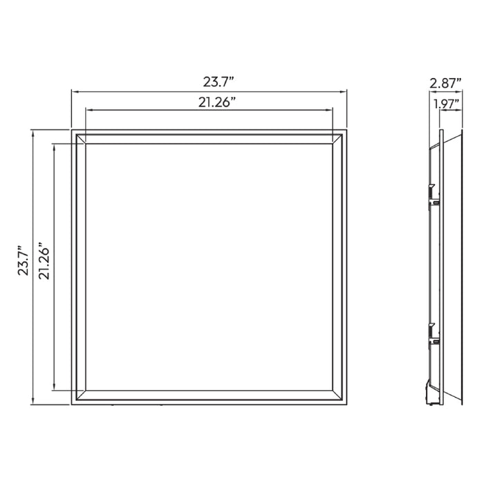 Westgate LP-SLF Sky Light Recessed Frame For Panel Lights