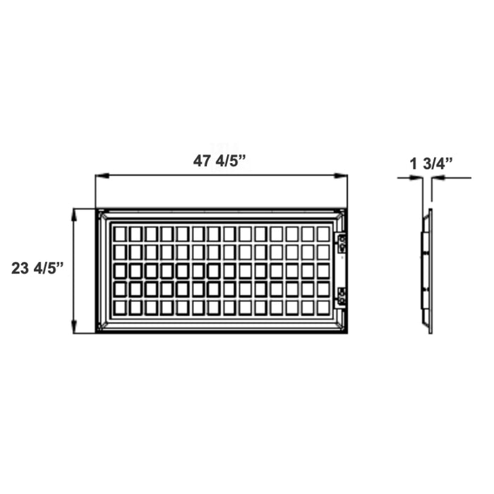 Westgate LPNG 2x4 60W LED Backlit Panel Light, 4000K