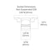 American Lighting LS2-M-24-48 48-ft Commercial Grade String Light, Non-Suspended E26, 24" LED Spacing