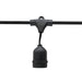 American Lighting LS2-MNS-24-48 48-ft Commercial Grade String Light, Suspended E26, 24" LED Spacing