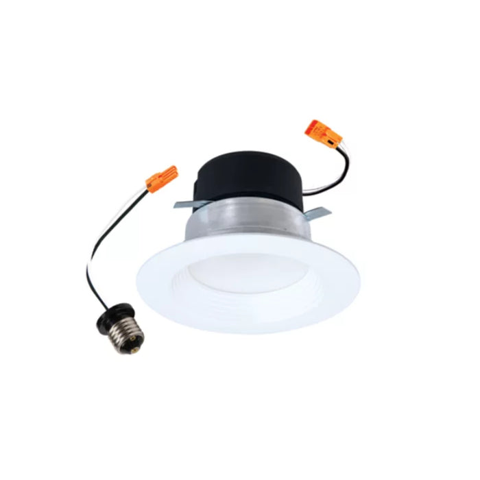 Halo LT4 4" 6.6W LED Retrofit Module with Baffle Trim, 5CCT Selectable, 650 Lumens, 120V, Matte White