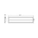 Westgate LTRM-1X4-MCTP 1x4 Architectural Sloped-Lens LED Troffer, 3CCT & Power Selectable