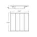 Westgate LTRW Series LED Architectural Advanced Edge-Lit Wing Design Troffer, Power & 4CCT Selectable, 120-277V, 0-10V Dimming