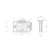 Lumination LUX Series LED Exit Sign, Universal Face, NiCad Battery