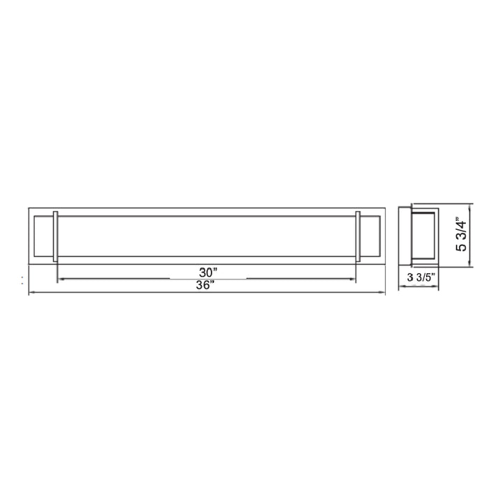Westgate LVG-36 36" LED Vanity Light