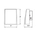Westgate LWA 30W LED Cutoff & Adjustable Wall Packs