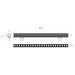 Sarin LWS1M 39" 36W LED Linear Wall Washer, 2880 lm, RGBW, 100-277V