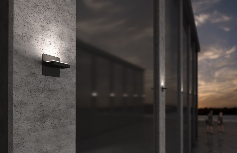 Lumiere Eon 303-W1-LEDB1 8.5W LED Wall Light, Type II Optics, 120V-277V