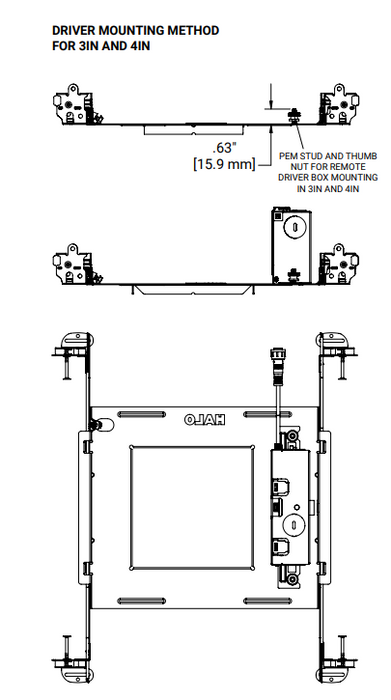 Halo 3inch ML Flex New Construction Round Mounting Frames