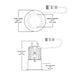 Halo ML1 1" Round Canless LED Downlight, 5CCT Selectable