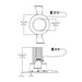 Halo ML2ALSFS1ER ML Flex Series 2" Round Smooth Canless LED Adjustable Downlight, 5CCT & 3 Lumen Selectable