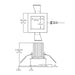 Halo ML2ALSFS1ES ML Flex Series 2" Square Smooth Canless LED Adjustable Downlight, 5CCT & 3 Lumen Selectable