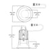 Halo ML2 2" Round Canless LED Downlight, 5CCT Selectable, 120-277V