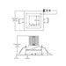 Halo ML4ALSFS1ES ML Flex Series 4" Square Smooth Canless LED Adjustable Downlight, 5CCT & 3 Lumen Selectable