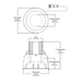 Halo ML4 4" Square Smooth Canless LED Downlight, 5CCT Selectable