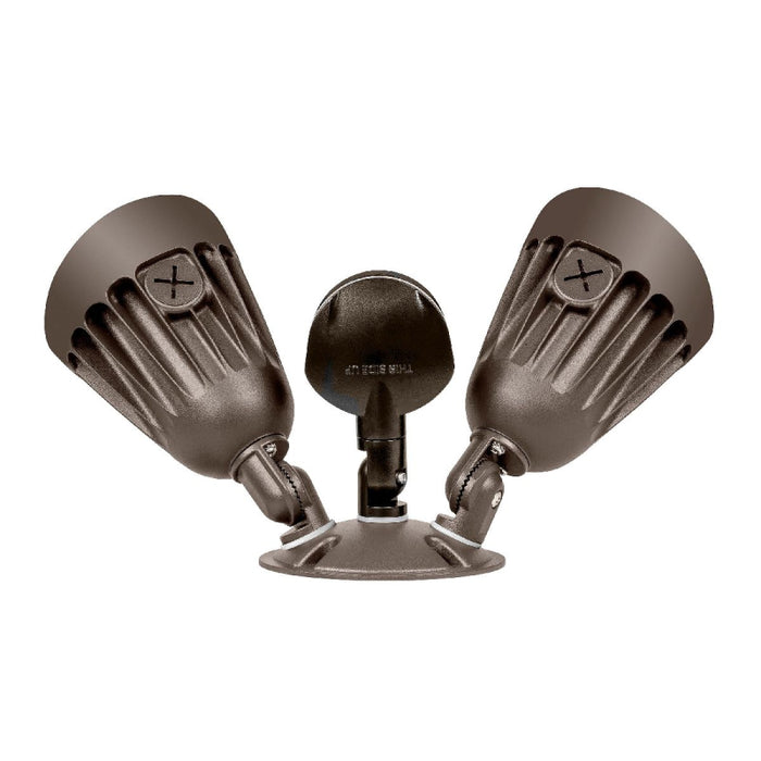 EXO ML Marshal 26W/40W/50W LED Twin-Head Flood Light with Motion Sensor, 3CCT Switchable, 120-277V