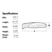 Lithonia MR1 75W LED Area Light, 4000K, 530mA, Type V, 120-277V, Round Pole Mount