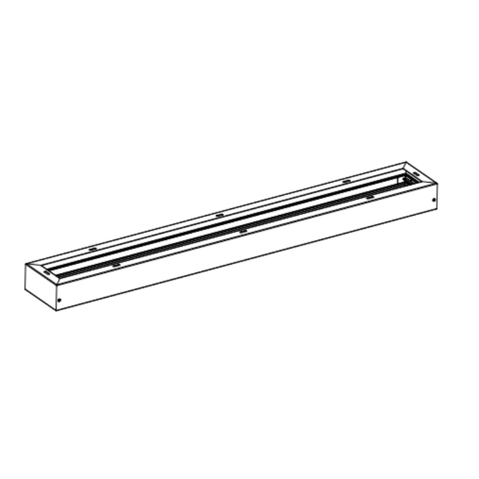 Metalux 4RBSURF6 4-ft Surface/Suspension Mount Kit for RBG Series 6" Width Lines of Lights