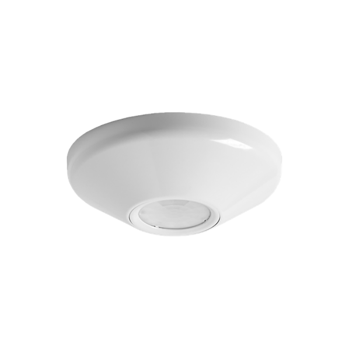 nLight NCM ADCX RJB Low Voltage Ceiling Mount Sensor, Photocontrol w/ Auto Dimming, 0-10V Output Provided by Other Device(s), Single Zone Control, Rear RJ-45 Ports